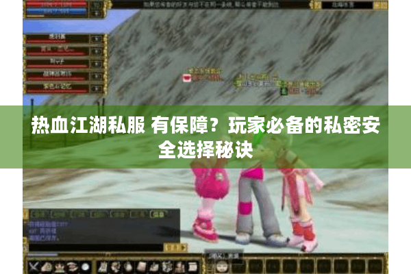 热血江湖私服 有保障？玩家必备的私密安全选择秘诀