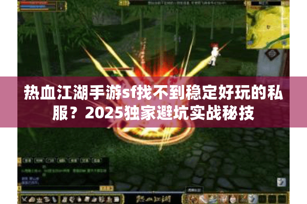热血江湖手游sf找不到稳定好玩的私服？2025独家避坑实战秘技