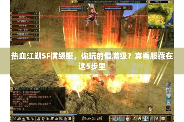 热血江湖SF满级服，你玩的假满级？真香服藏在这5步里